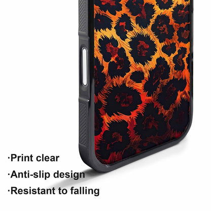 iPhone 17 Pro Case — Leopard Print Dark Seamless Pattern Animal, Custom Designed Case Cover