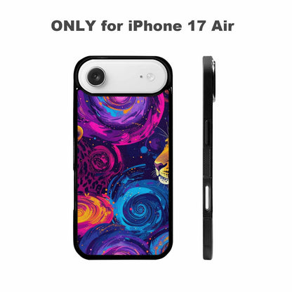 iPhone 17 Air Case — Leopard Print Galaxy Seamless Pattern Animal, Custom Print Case Cover