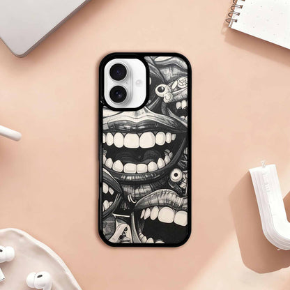 iPhone 17 Case — Seamless Repeating Pattern Of Cartoon Cute, Custom Designed Case Cover