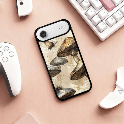 iPhone 17 Air Case — Iridescent Storm Mushroom Original Art, Custom Print Case Cover