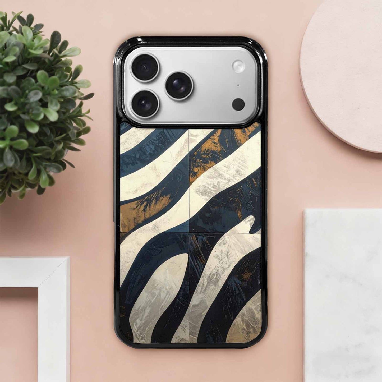 iPhone 17 Pro Max Case — Seamless Tileable Pattern Of Animal Print, Custom Print Case Cover