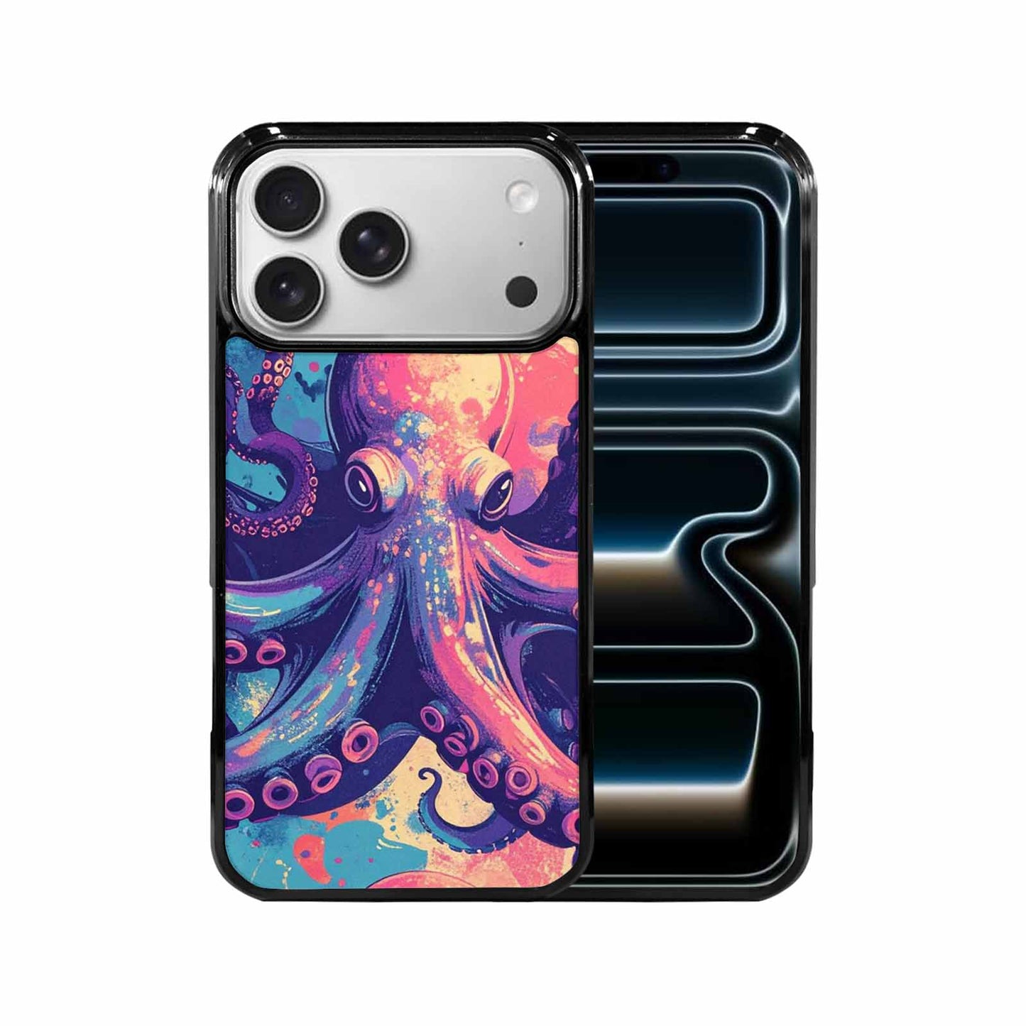 iPhone 17 Pro Max Case — Chrome Cryptid Folklore Original Art, Custom Print Case Cover