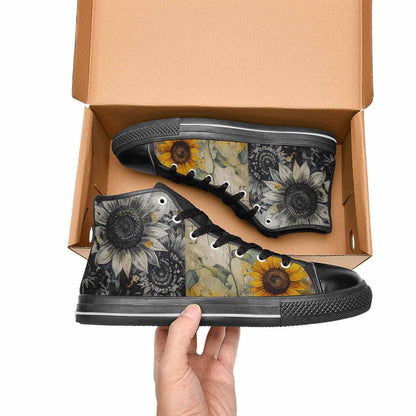 MEN'S Blend Melt Them High Top Canvas Neon Fantasy Shoes