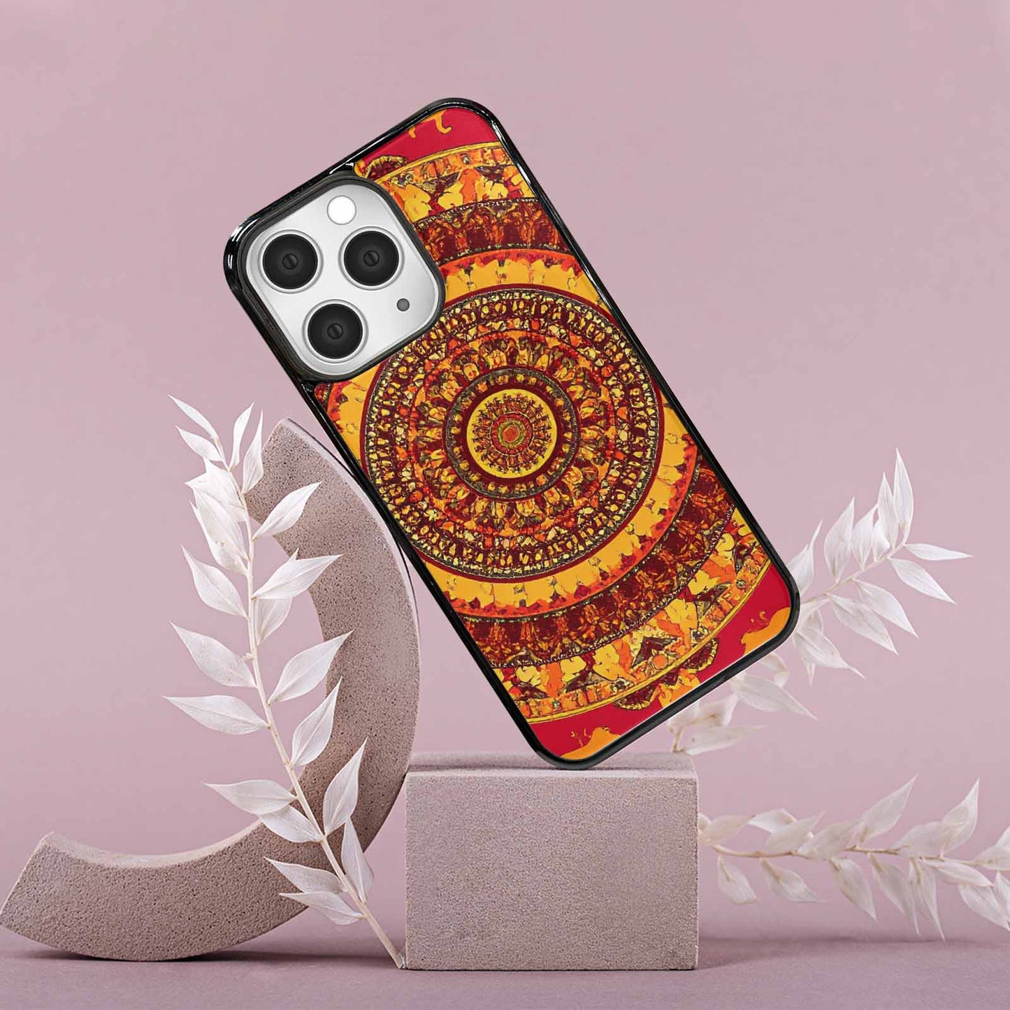 iPhone 15 Pro Max Case — Mandala Lions Custom, Custom Printed Phone Case