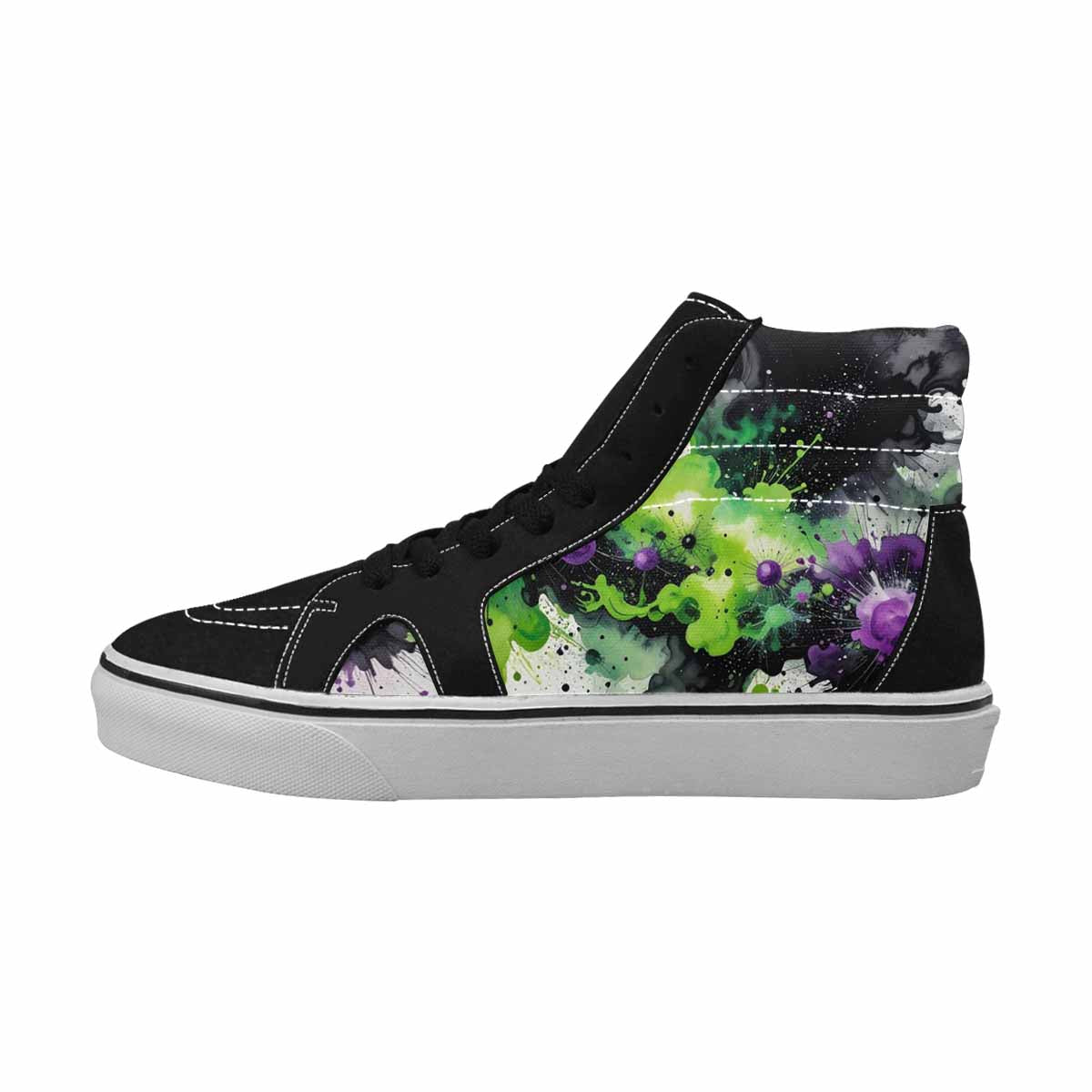 MEN'S Galaxy Nebula High Top Canvas Vivid Custom Sneakers