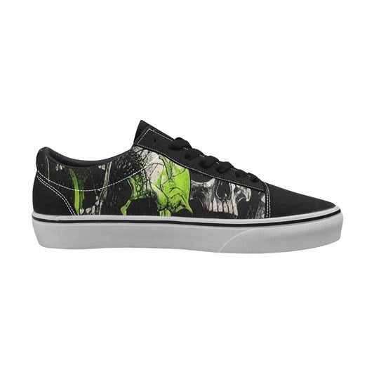 WOMEN'S Rainbow From Skull S Lace-Up Canvas Vibrant Chaos Sneakers