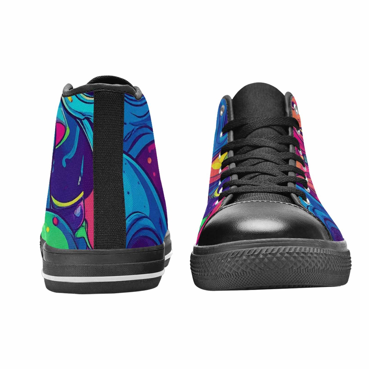 WOMEN'S Alien Ufo Cartoon High Top Canvas Dreamcore Sneakers