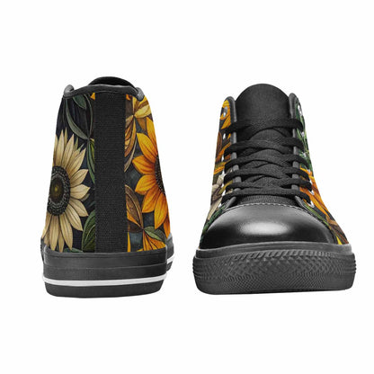 WOMEN'S Blend Melt Them High Top Canvas Surreal Custom Shoes