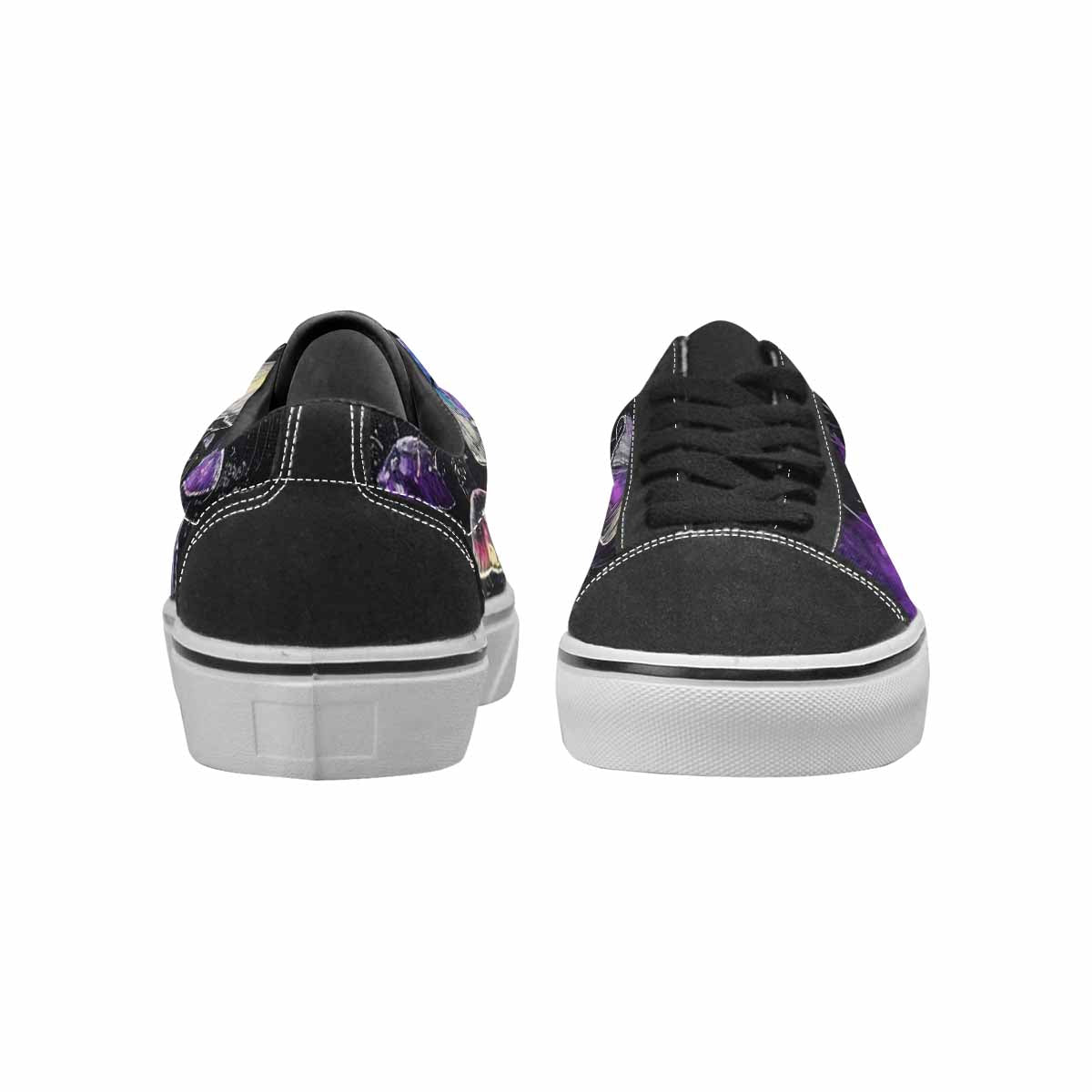 WOMEN'S Rainbow Drip Mushrooms Lace-Up Canvas Dreamcore Shoes
