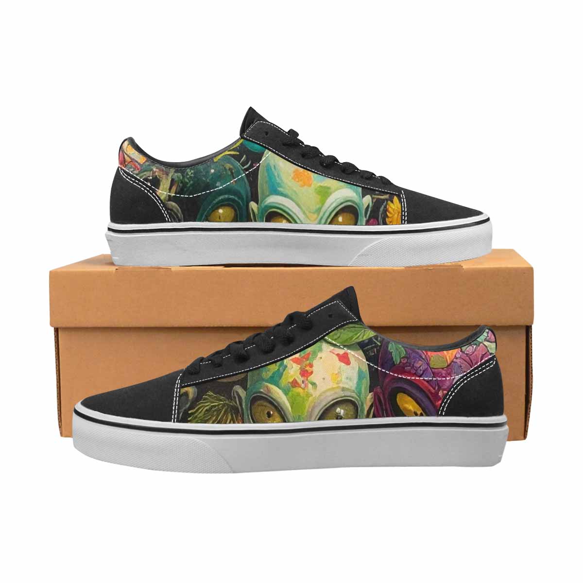 WOMEN'S Aliens Lace-Up Canvas Dreamcore Shoes