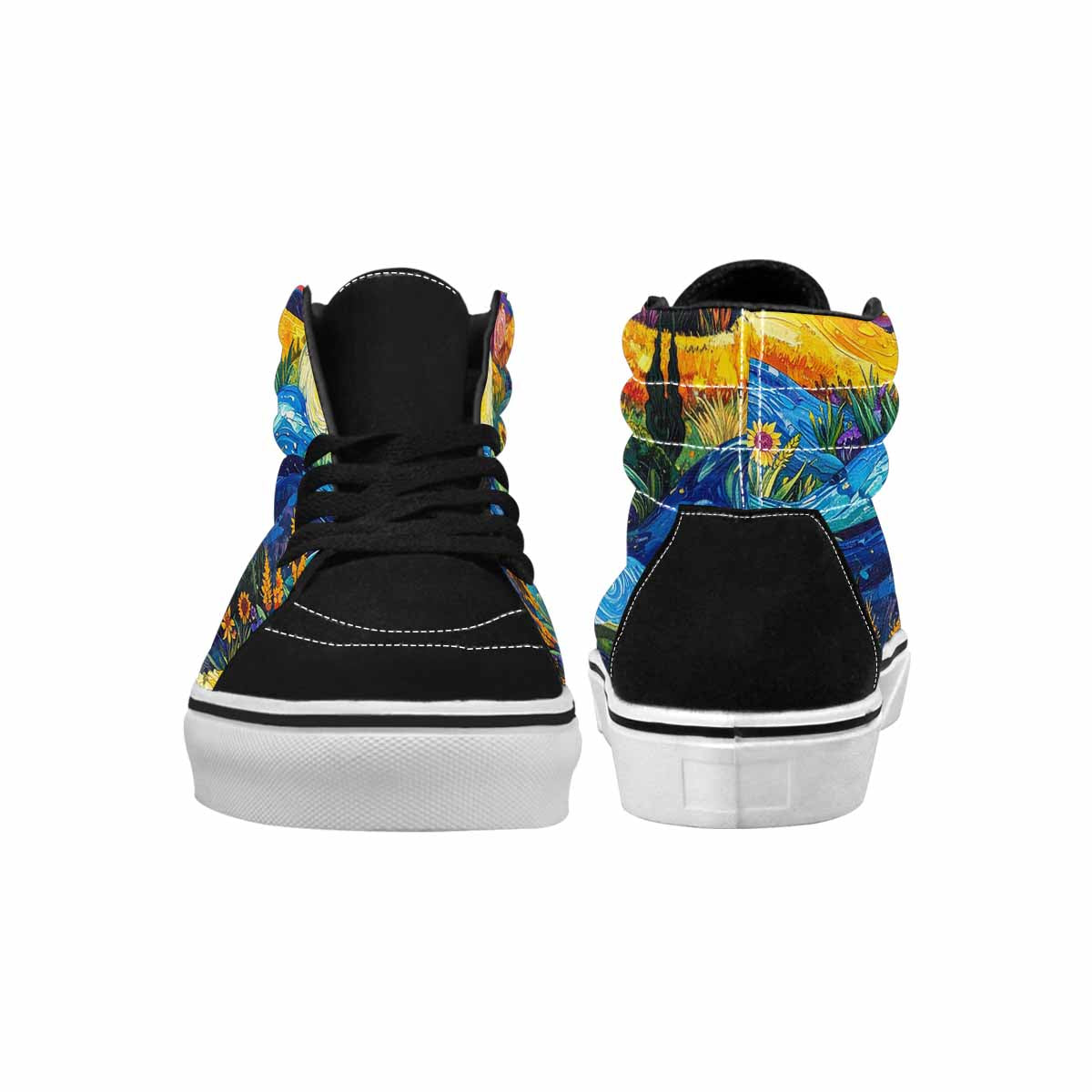 MEN'S Blend All Versions High Top Canvas Surreal Custom Sneakers