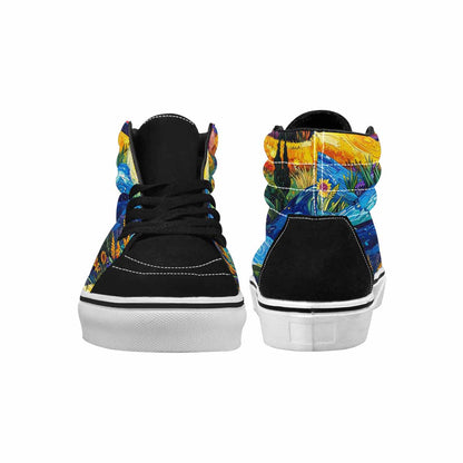 MEN'S Blend All Versions High Top Canvas Surreal Custom Sneakers
