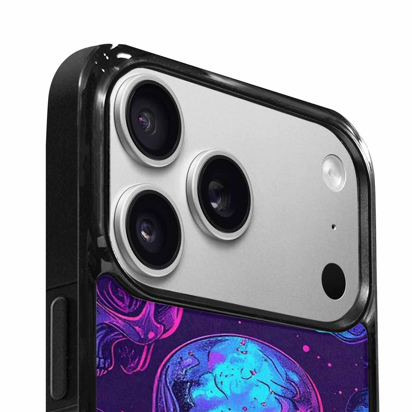 iPhone 17 Pro Max Case — Galaxy Skulls Art Seamless Gothic Skulls, Custom Art Phone Cover