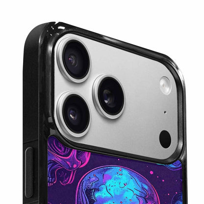 iPhone 17 Pro Max Case — Galaxy Skulls Art Seamless Gothic Skulls, Custom Art Phone Cover
