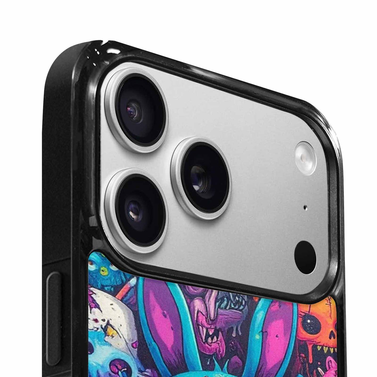 iPhone 17 Pro Max Case — Mixed Toxic Glow Creature Cartoon Cute, Unique Phone Case Design