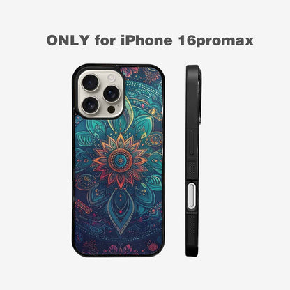 iPhone 16 Pro Max Case — Paisley Mandala, Custom Made Phone Cover