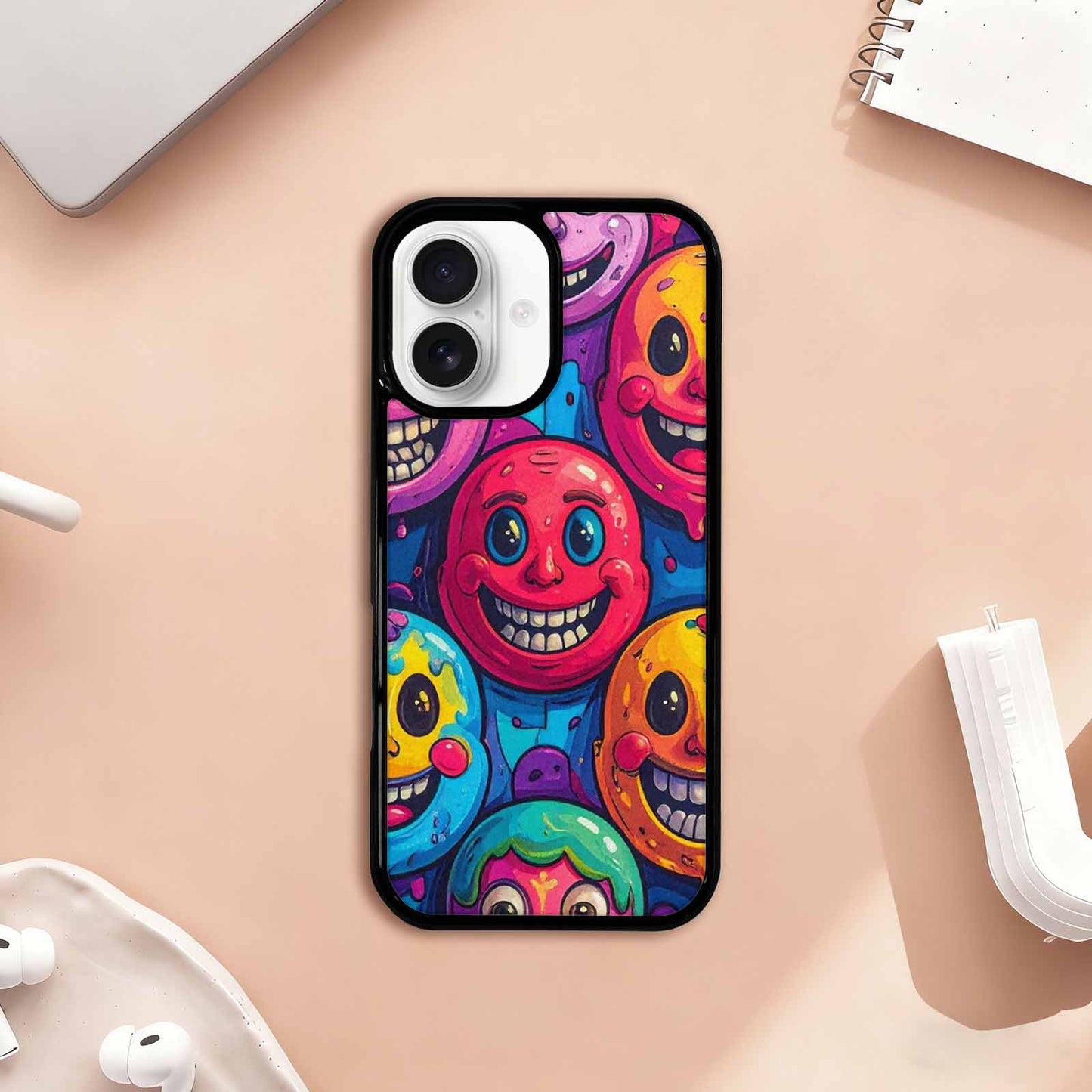 iPhone 17 Case — Small Funny Looking Cartoon Cute, Personalized Phone Case