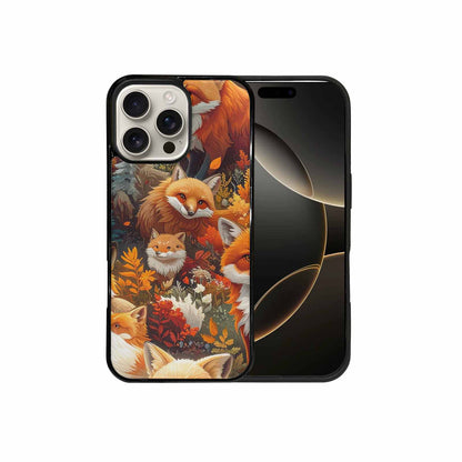 iPhone 16 Pro Max Case — Fox Forest Fox Forest Pattern Hundreds, Unique Phone Case Design