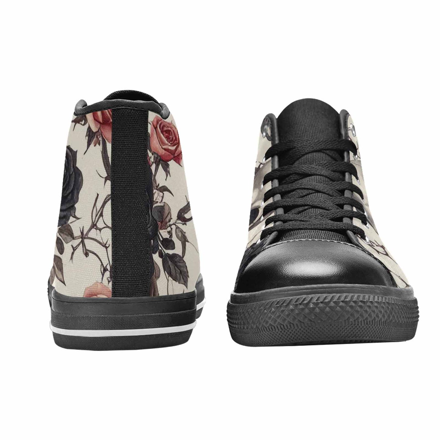 MEN'S Skulls - Roses High Top Canvas Surreal Shoes
