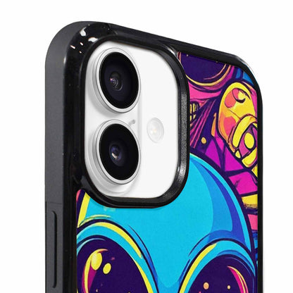 iPhone 17 Case — Alien Ufo Cartoon Art Alien Scifi, Custom Made Phone Cover