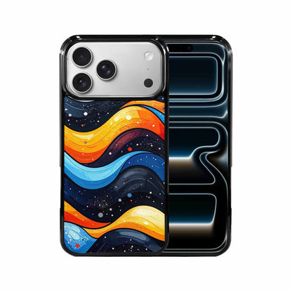 iPhone 17 Pro Max Case — Glossy Winter Wave Cartoon Cute, Custom Art Phone Cover