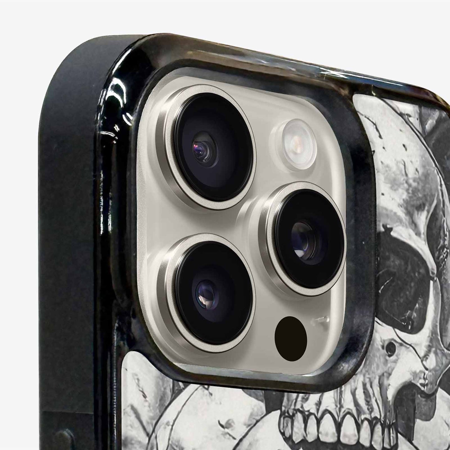 iPhone 16 Pro Max Case — Tessellated Human Skulls Custom, Custom Made Phone Cover
