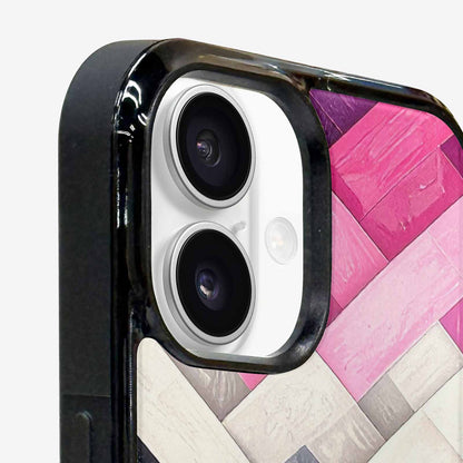 iPhone 16 Case — Genderfluid Flag Color Theme Small Rainbow, Unique Phone Case Design