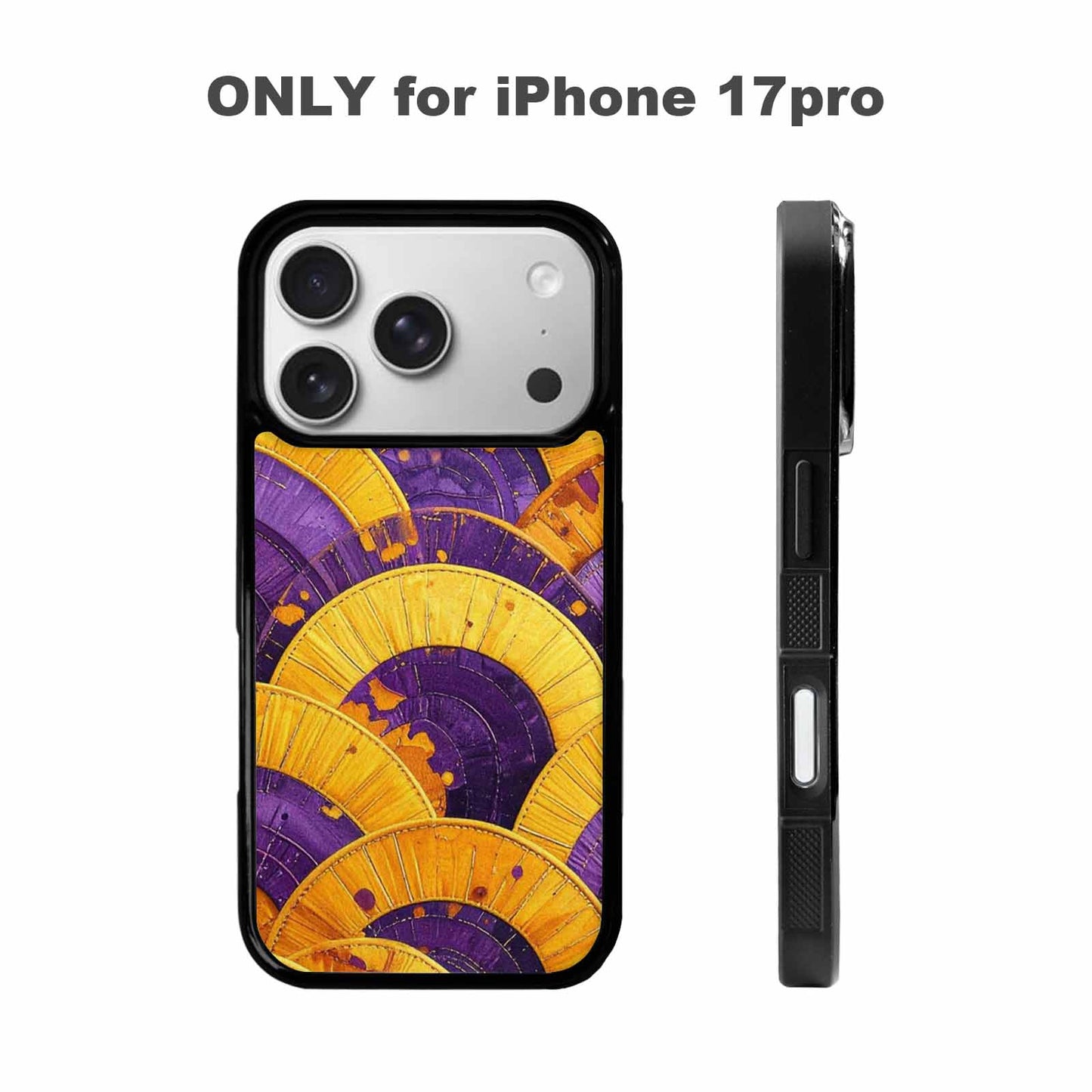 iPhone 17 Pro Case — Vivid Camo Intersex Pride Camo, Personalized Phone Case