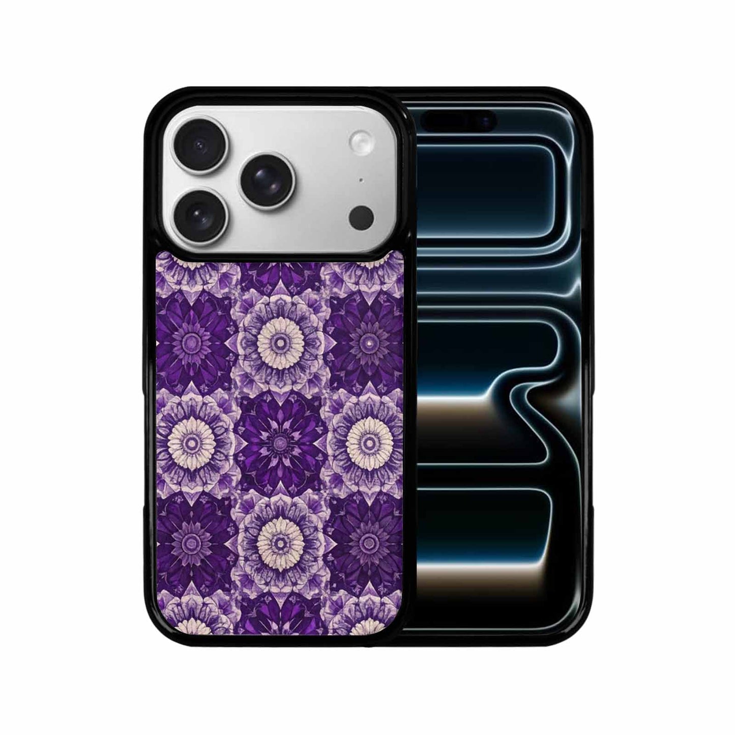 iPhone 17 Pro Case — Small Mandala Pattern Randomly Varying Floral, Personalized Phone Case