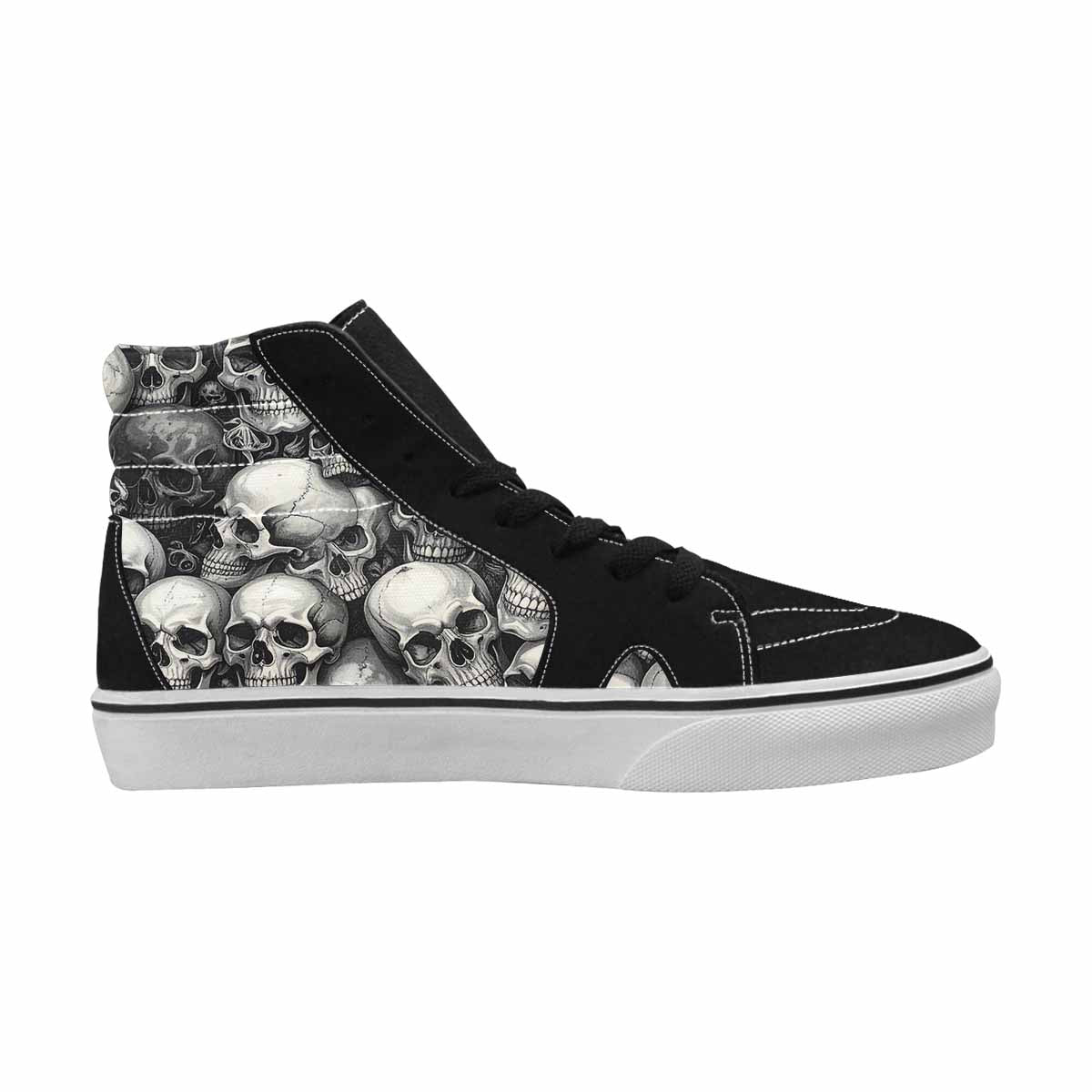 MEN'S Skull Splatter Black White 6 Ferion