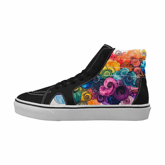WOMEN'S Tie High Top Canvas Cottagecore Sneakers