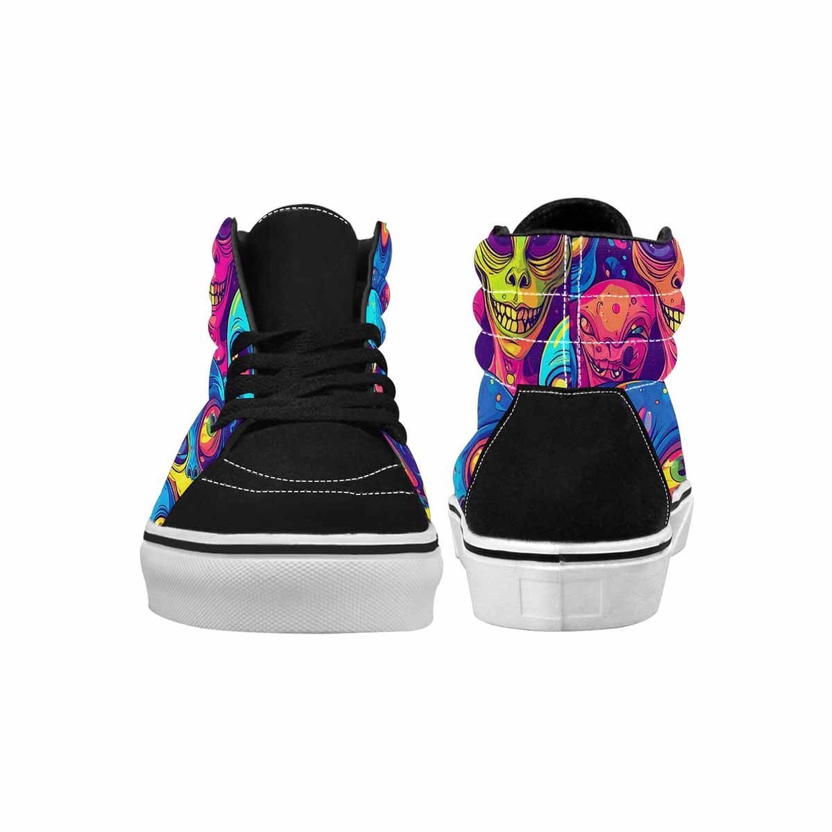 MEN'S Alien Ufo Cartoon High Top Canvas Dreamcore Sneakers