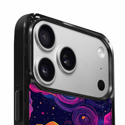 iPhone 17 Pro Case — Rose Galaxy Art Seamless Pattern Galaxy, Original Design Phone Case