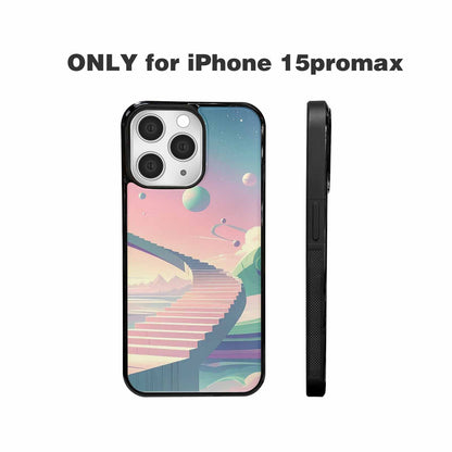 iPhone 15 Pro Max Case — 1930s European Surrealist Art Style Dreamlike, Custom Printed Phone Case
