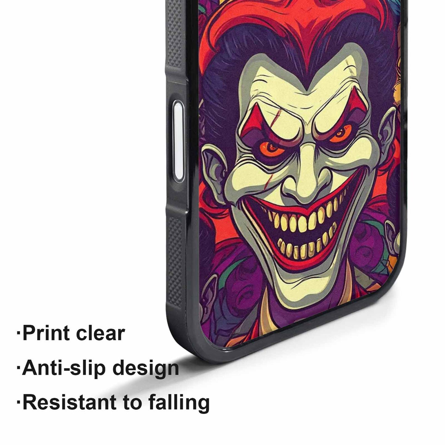 iPhone 17 Pro Max Case — Evil Circus Heads Faces Cartoon Cute, Custom Printed Phone Case