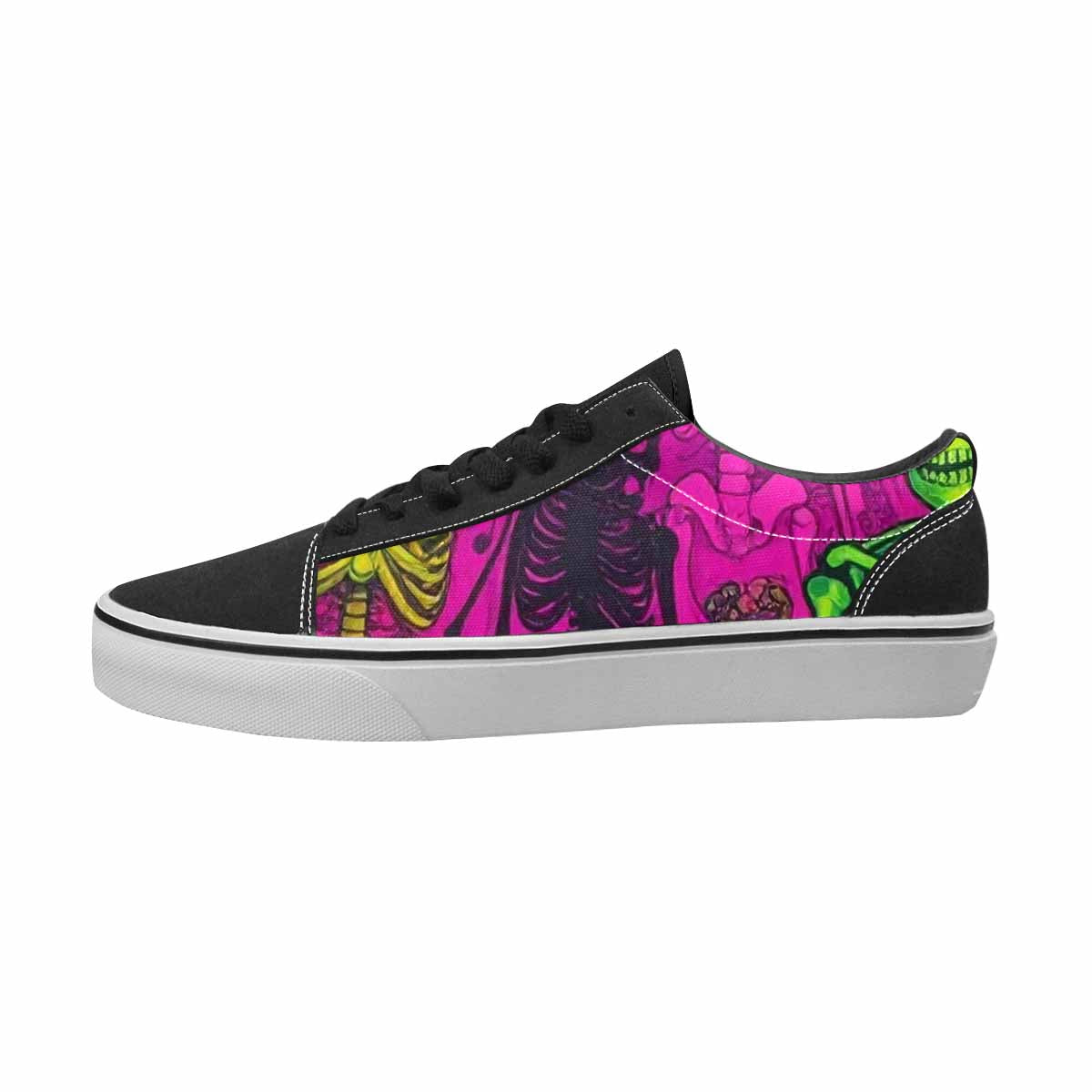 MEN'S Skulls Canvas Custom Fashion Wallpaper Art Custom Art Shoes