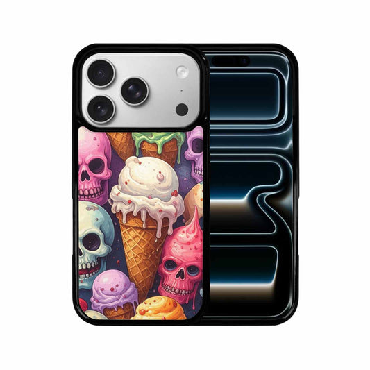iPhone 17 Pro Case — Ice Cream Monsters Skullsmelti Ezx Gothic, Custom Designed Case Cover