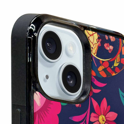 iPhone 15 Plus Case — Floral Snake Print Custom, Custom Print Case Cover