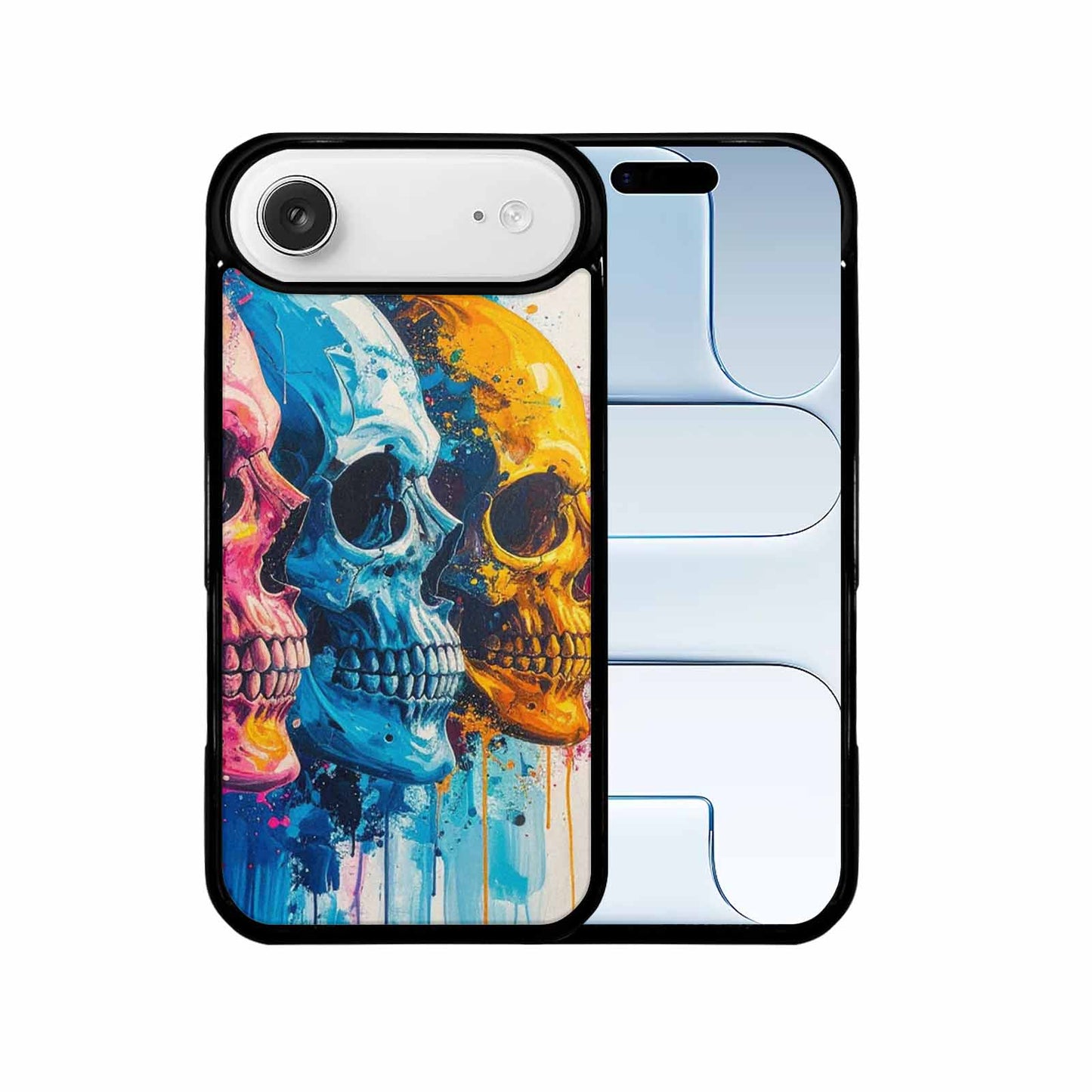 iPhone 17 Air Case — Skull Dark Art Gothic Print Gothic, Unique Phone Case Design