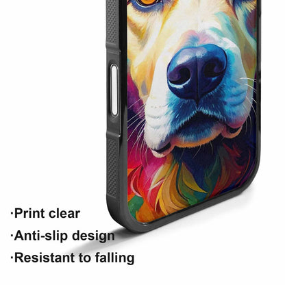 iPhone 17 Case — Golden Retriever Watercolor Art Watercolor Abstract, Customized Protective Case
