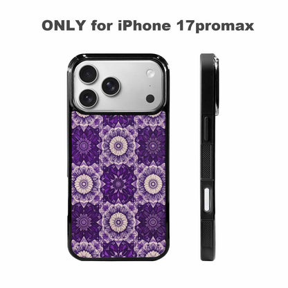 iPhone 17 Pro Max Case — Small Mandala Pattern, Randomly Floral, Custom Printed Phone Case