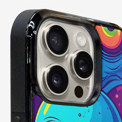 iPhone 15 Pro Max Case — Alien Ufo Cartoon, Custom Made Phone Cover