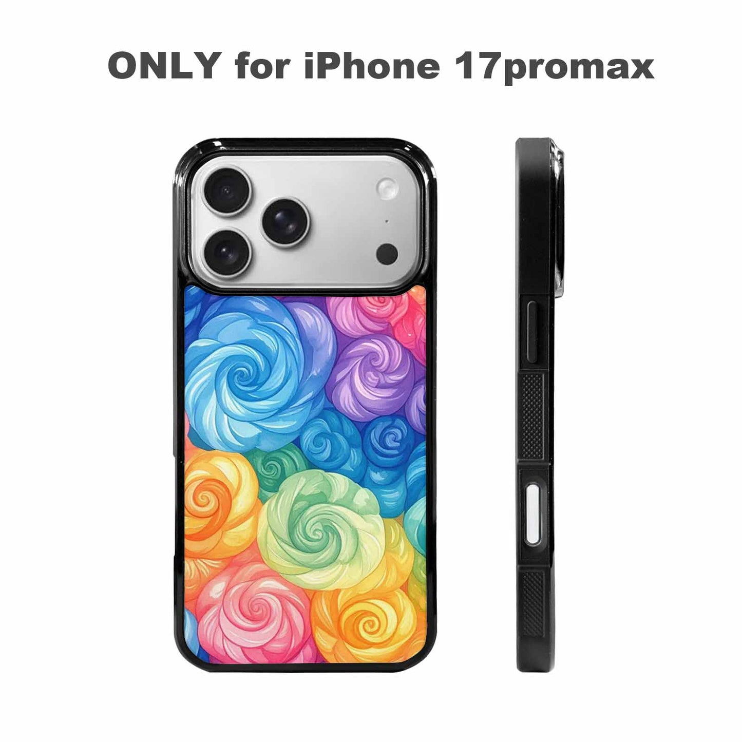 iPhone 17 Pro Max Case — Tie Dye Swirls Tie Dye, Custom Printed Phone Case