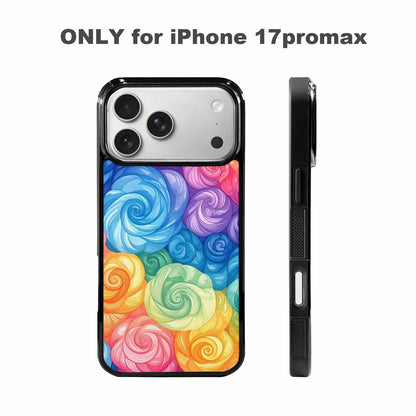 iPhone 17 Pro Max Case — Tie Dye Swirls Tie Dye, Custom Printed Phone Case