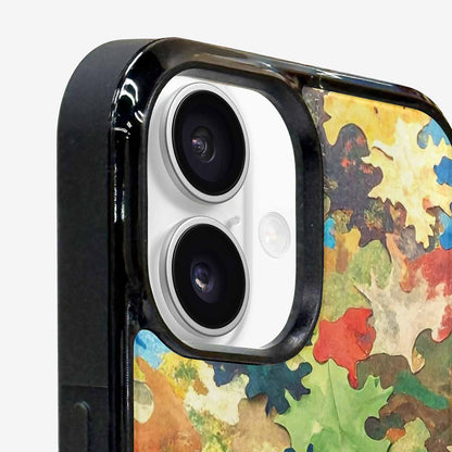 iPhone 16 Case — Camo Patches Full Color Vibrant Camo, Custom Print Case Cover
