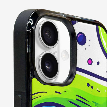 iPhone 16 Case — Acid Wash Cartoon, Custom Made Phone Cover