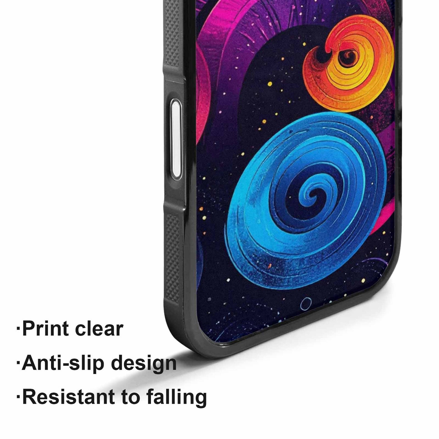 iPhone 17 Case — Rose Galaxy Art Seamless Galaxy Space, Custom Print Case Cover