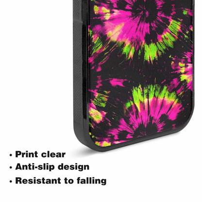 iPhone 15 Plus Case — Acid Wash Tie Dye Neon, Original Design Phone Case