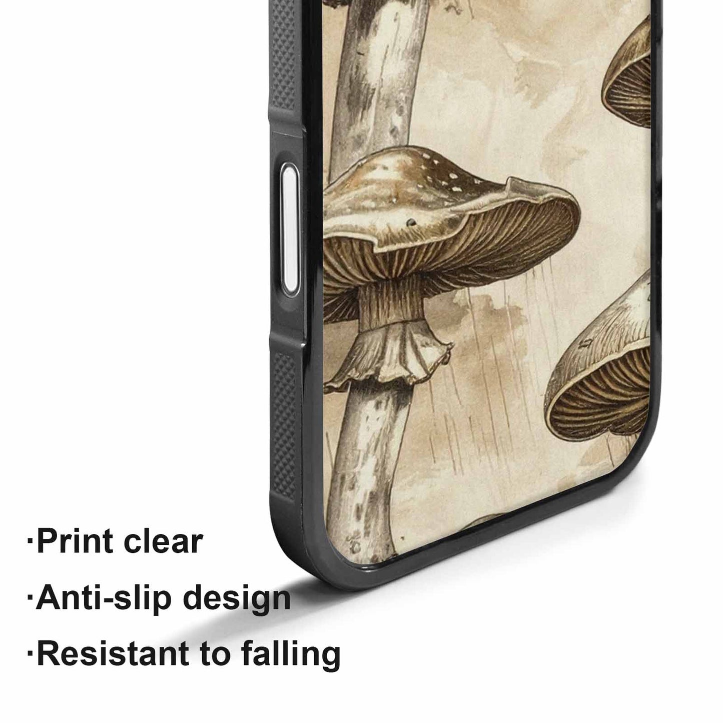 iPhone 17 Case — Iridescent Storm Mushroom Original Art, Unique Phone Case Design