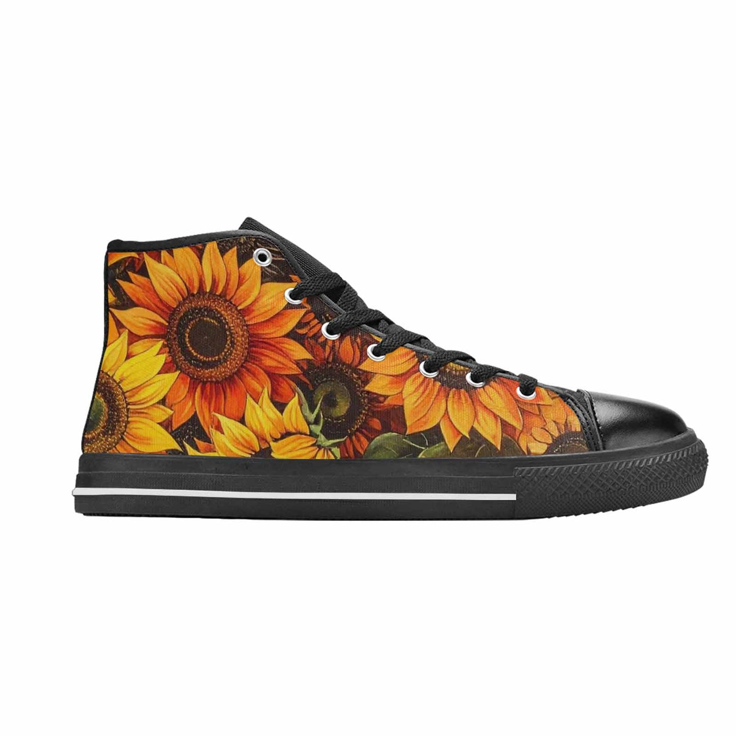 WOMEN'S Blend Melt Them High Top Canvas Grunge Custom Sneakers